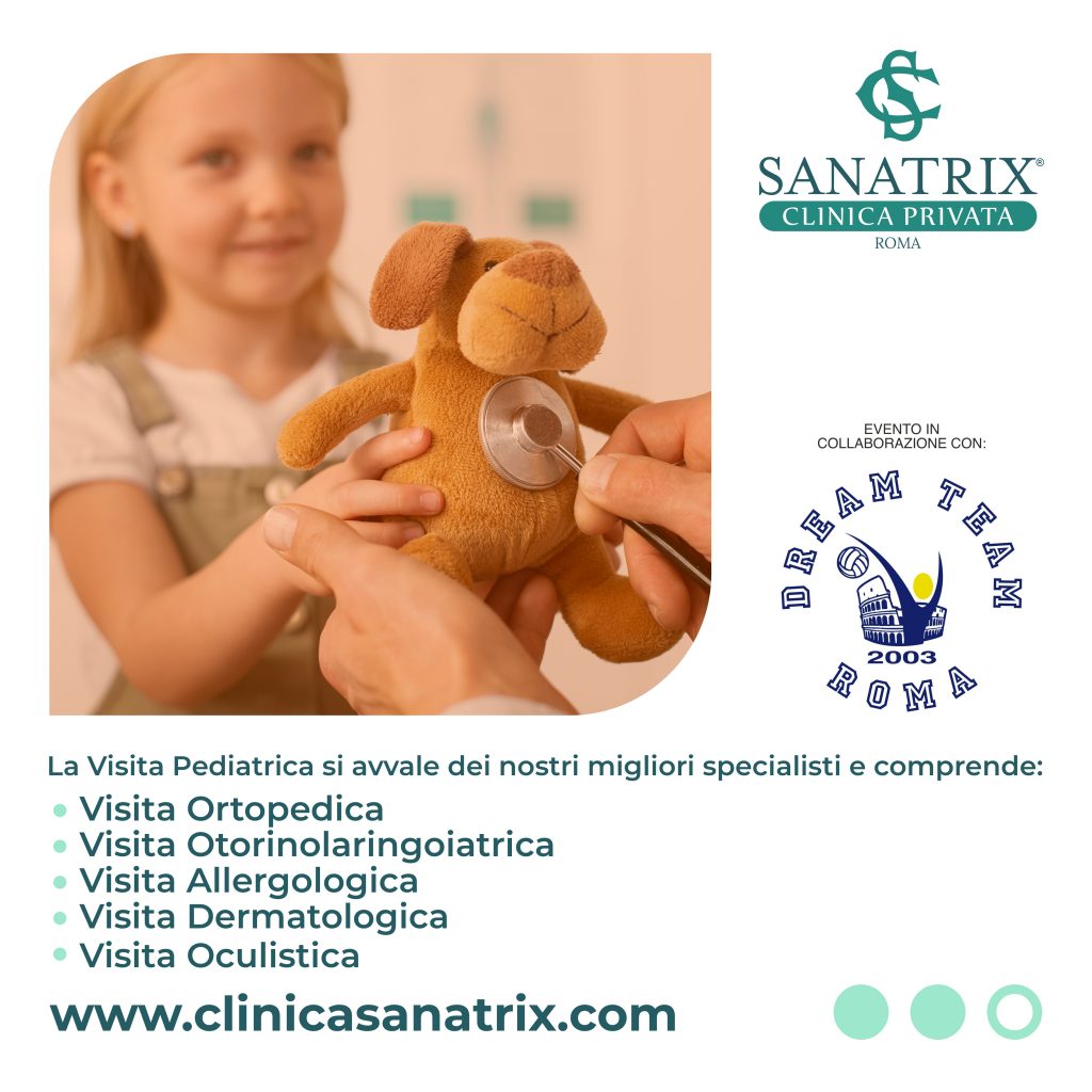 screening bambini clinica sanatrix Roma giornata del bambino 25 novembre 2023